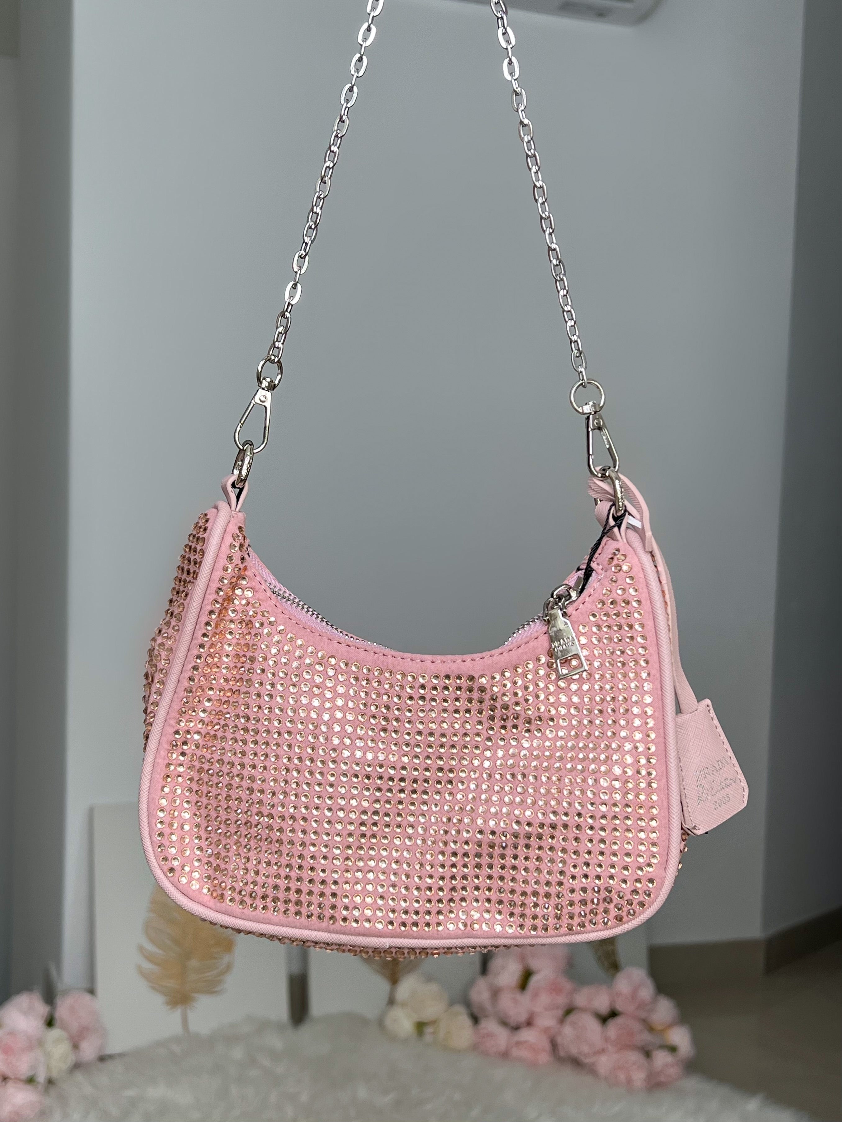 BOLSO PRADA CON PEDRERÍA