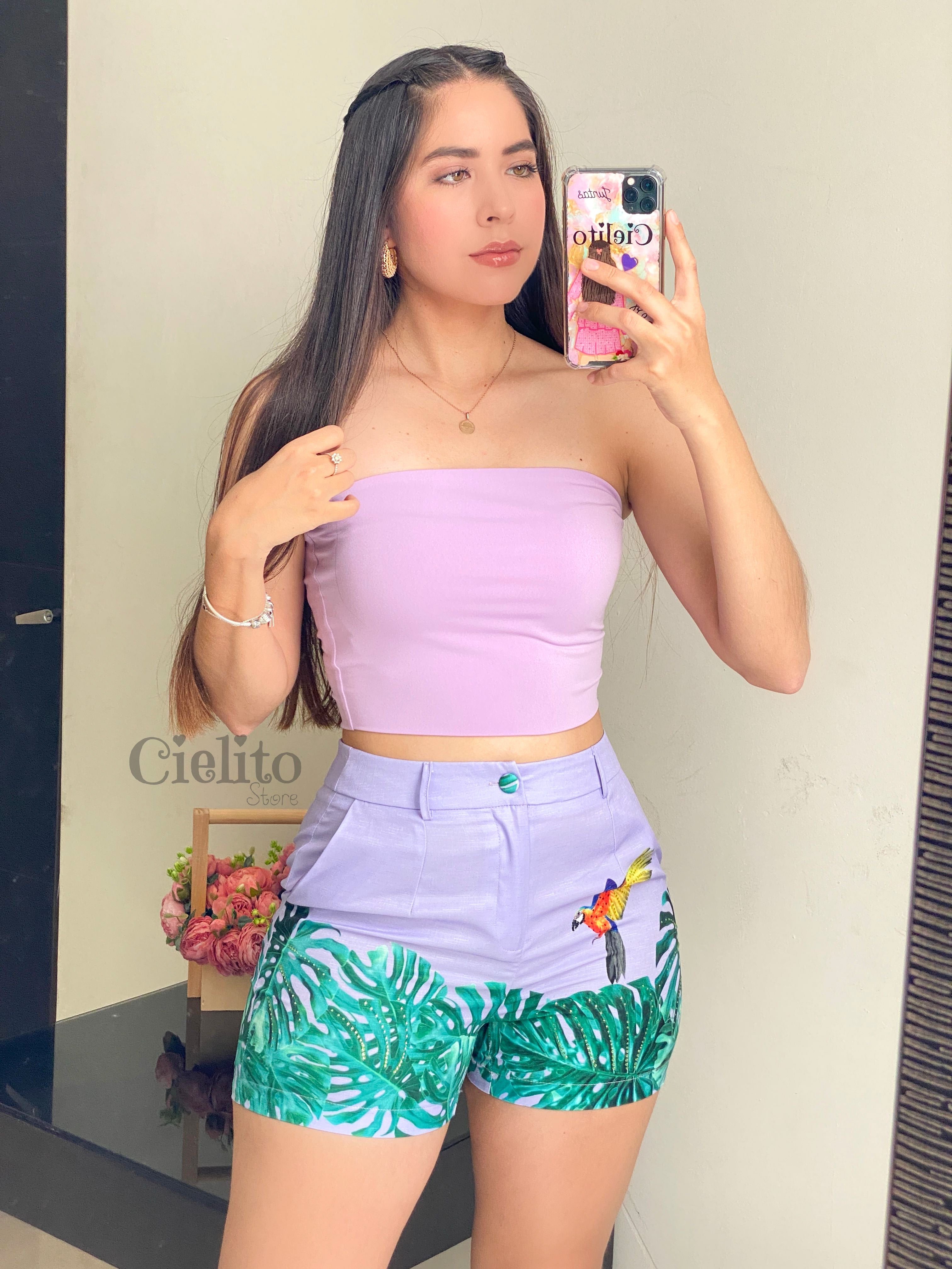 TROPICAL PURPLE SHORT