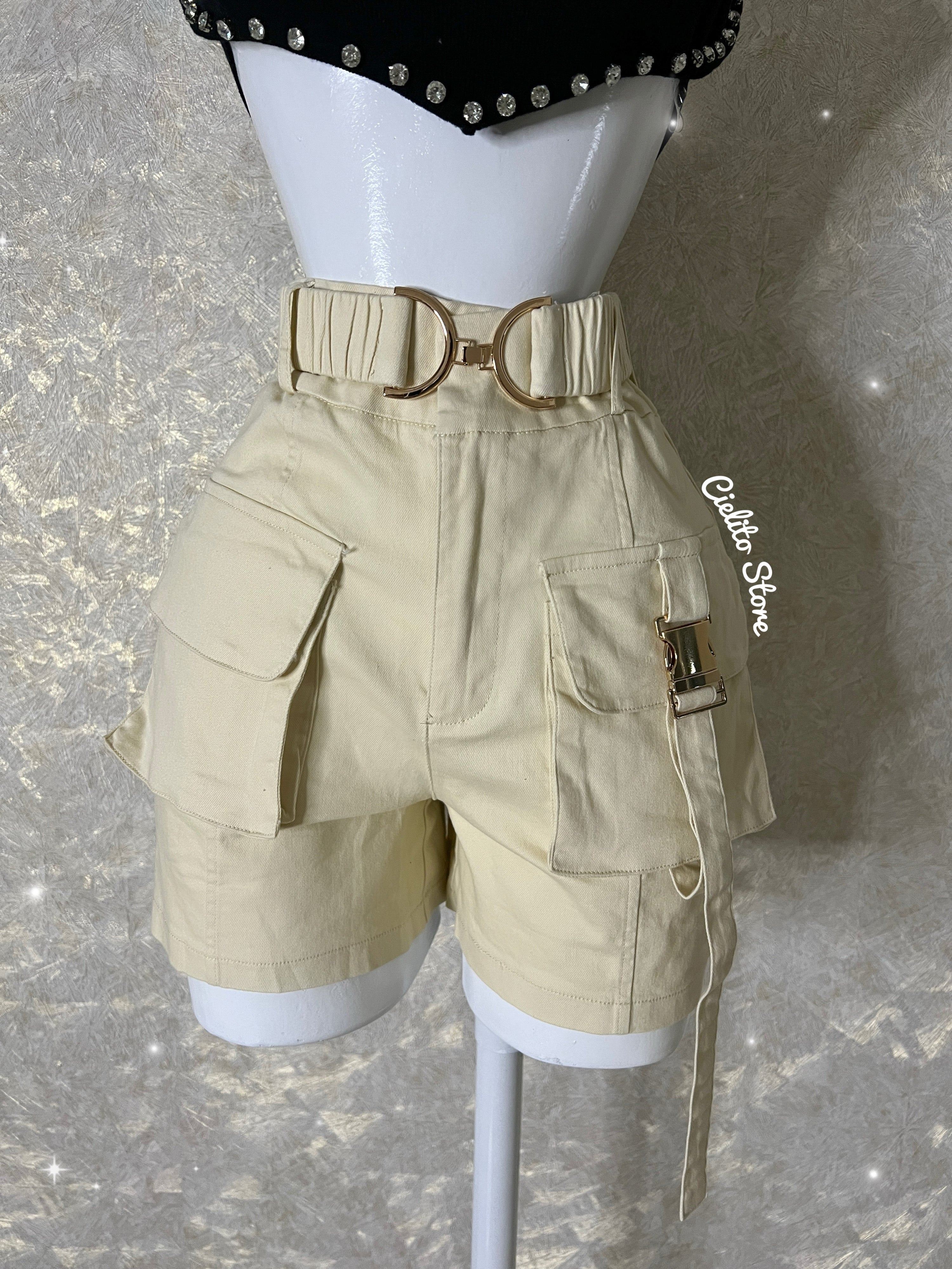 SHORT CARGO BEIGE