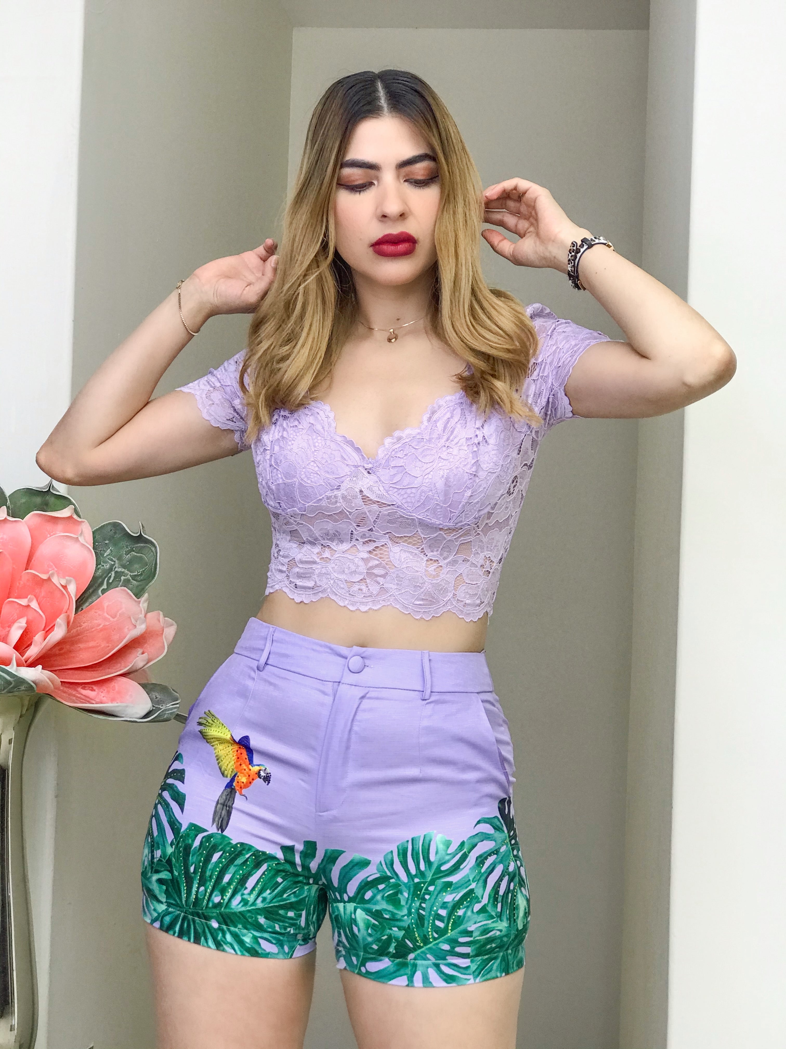 TROPICAL PURPLE SHORT